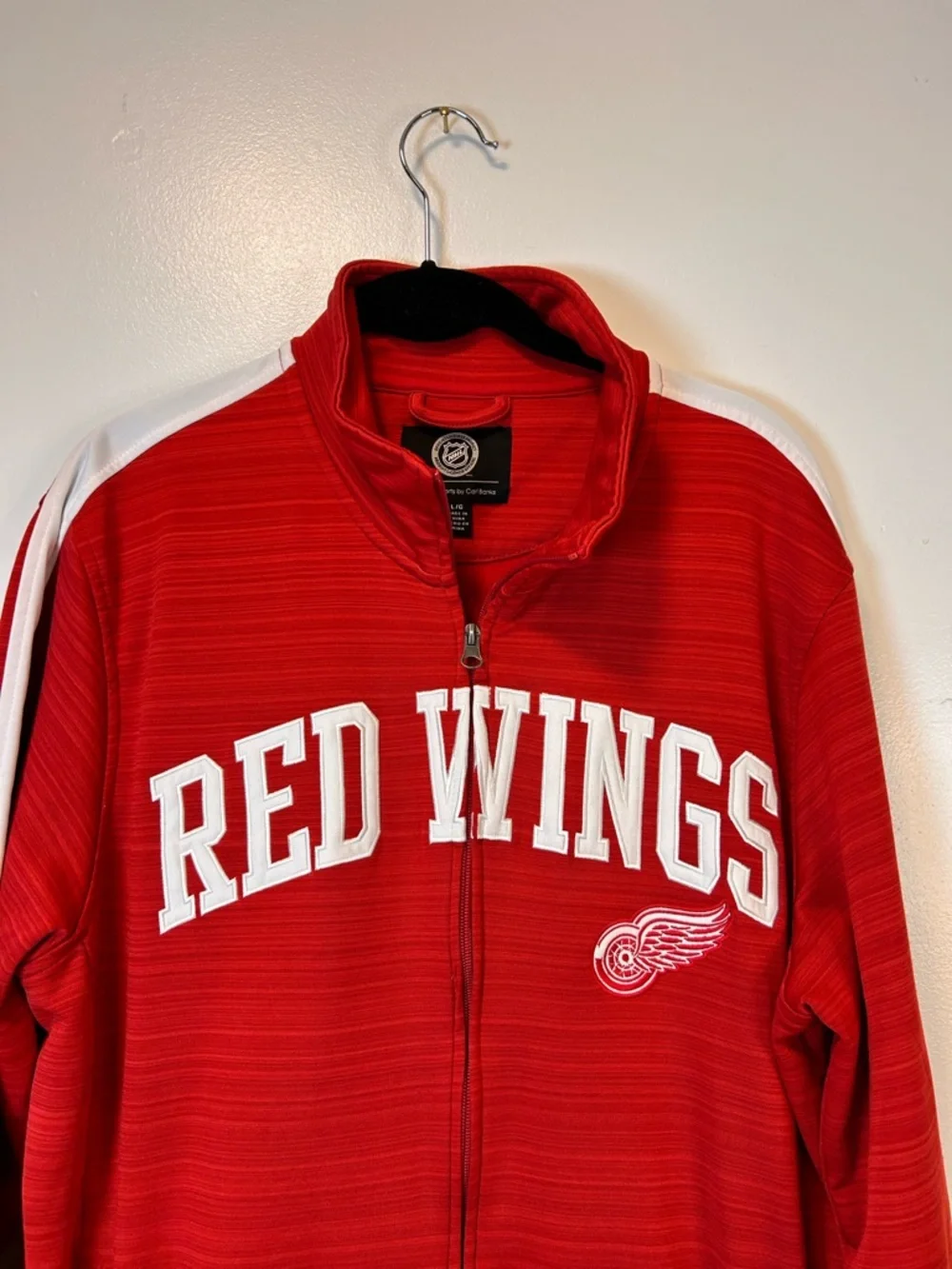 G-III‎ Sports by Carl Banks Detroit Red Wings Red Full-Zip Jacket Men’s Large
